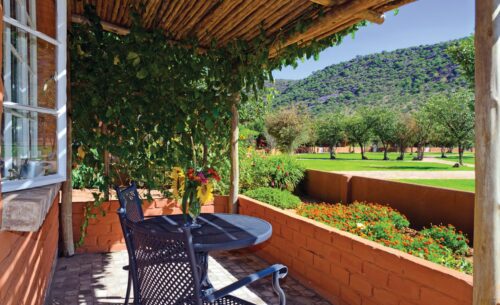Damaraland Mopani Lodge Gondwana Collection Relaxing Area and Garden