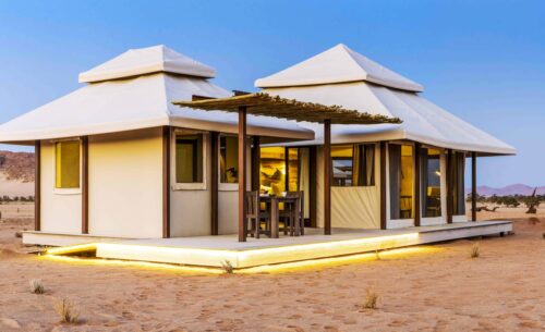 Esterno dei cottage del Dead Valley Lodge Sossusvlei Namibia Wildlife Resort