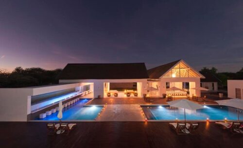 Emanya Lodge Etosha National Park Outside view