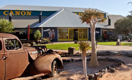 Haupteingang des Gondwana Collection Canyon Roadhouse