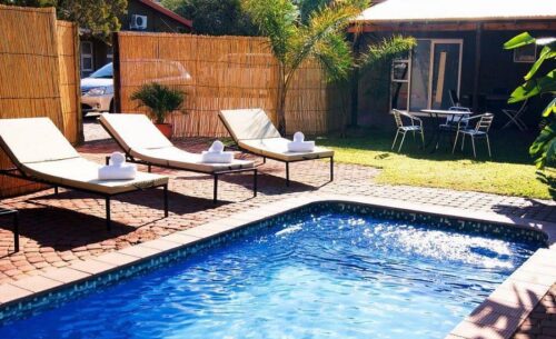 Piscina de la casa de huéspedes Klein Windhoek