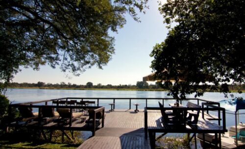 Area del campeggio dell'Okavango del Mahangu Safari Lodge