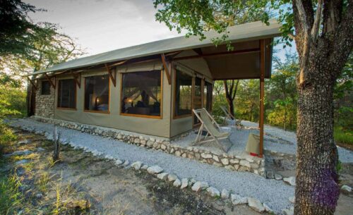 Chalet Etosha del campo Mushara Bush