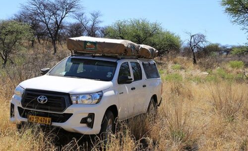 4x4 Car & Camping Hire Namibia - Toyota With Rooftop Tent
